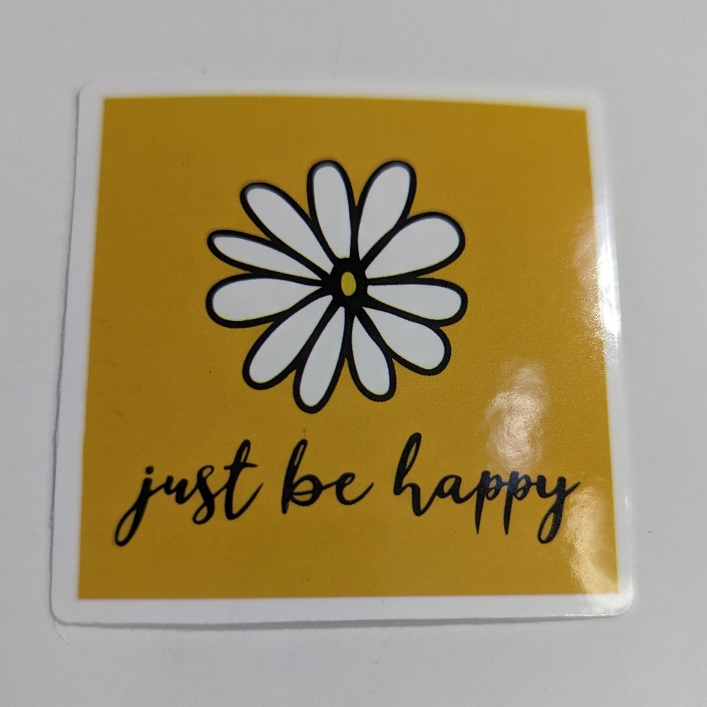 Just Be Happy Sticker